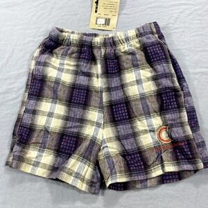 NEW VINTAGE Canondale Shorts Girls Large Flannel Paid Cycling Juniors Youth